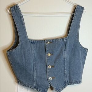 Denim Blue Women's Top